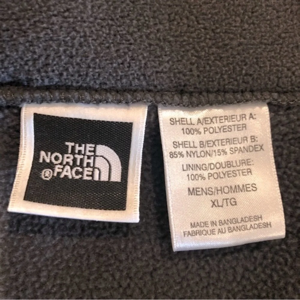 The North Face Men's Charcoal Gray Lightweight Fleece Jacket